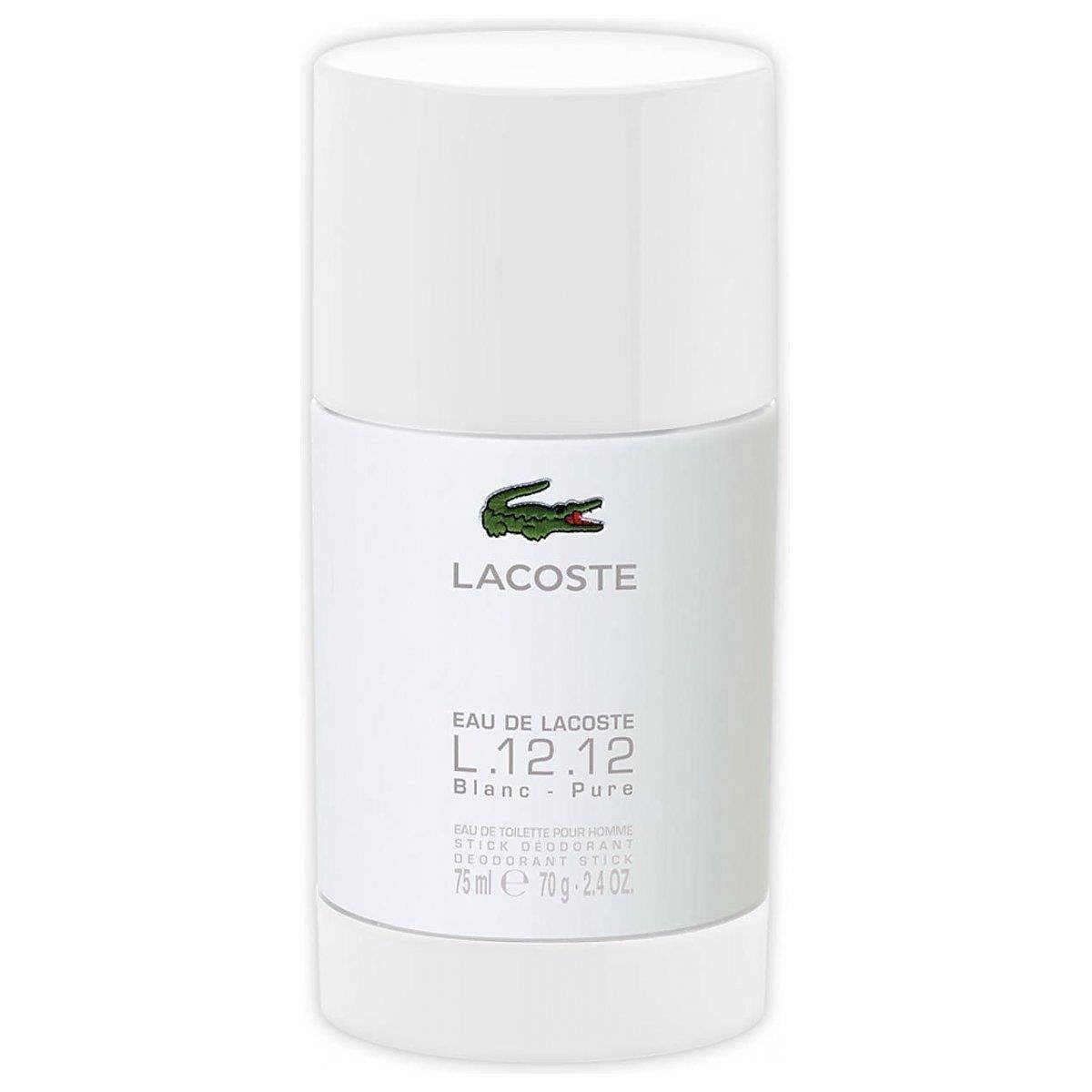 LACOSTE L 12 12 Blanc Pour Homme Deodorant STICK 75ml Pachnidełko