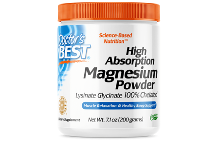 Doctor&#039;s Best High Absorption Magnesium (chelat magnezu) 200g