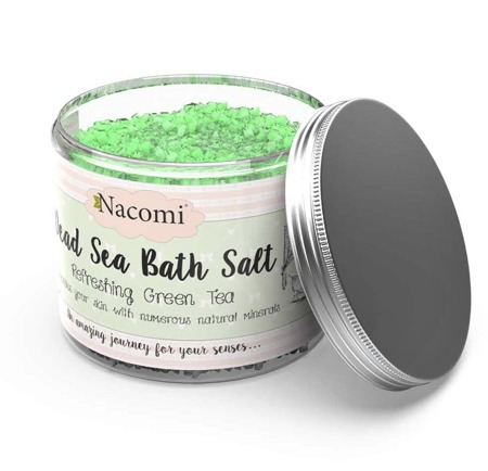NACOMI Dead Sea Bath Salt Morza Martwego Refreshing Green Tea 450g