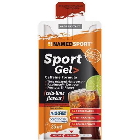 Namedsport Sport Gel Żel węglowodanowy 25 ml o smaku coli