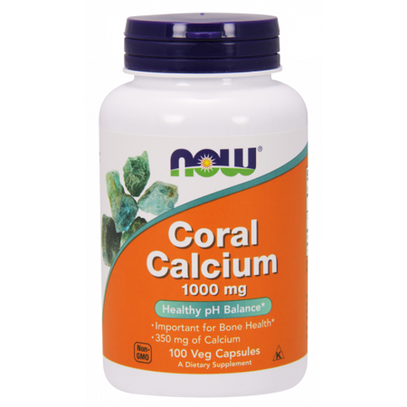Now Foods Coral Calcium (Wapno koralowca) 1000 mg 100 kapsułek