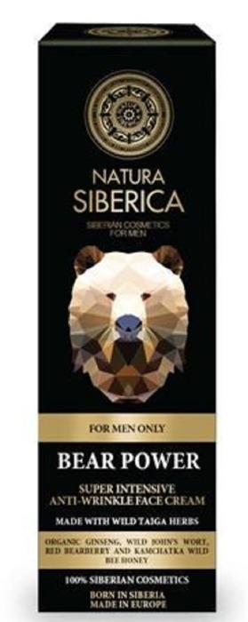 SIBERICA PROFESSIONAL Men Bear Power Super Intensive Anti-Wrinkle Face Cream 50ml