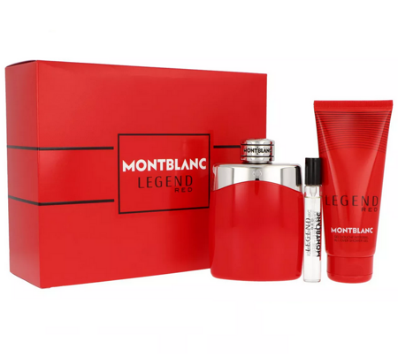 montblanc legend red woda perfumowana 100 ml   zestaw