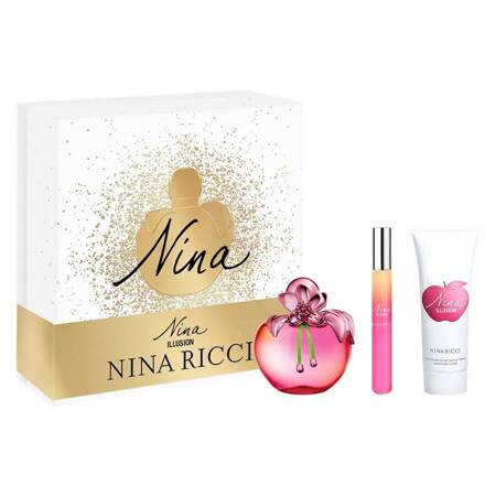 nina ricci nina illusion woda perfumowana 80 ml   zestaw 