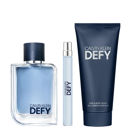 calvin klein defy woda toaletowa 100 ml   zestaw