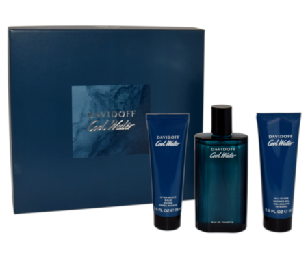 davidoff cool water woda toaletowa 125 ml   zestaw