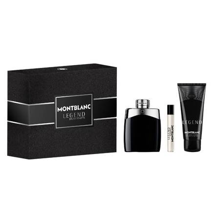 montblanc legend woda toaletowa 100 ml   zestaw