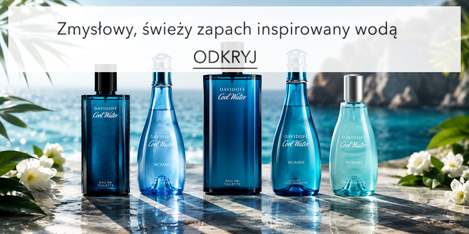Davidoff Cool Water - Zmysłowy, świeży zapach inspirowany wodą.