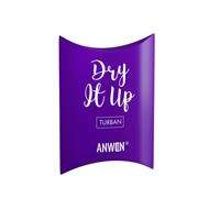 Anwen Dry It Up turban do włosów Fioletowy