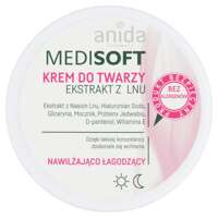 Anida Medisoft nawilżająco-łagodzący krem do twarzy ekstrakt z lnu 100ml