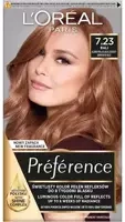 L'Oreal Paris Preference farba do włosów 7.23 Blond Opalizująco-Złocisty