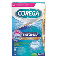 Corega Bio Formuła tabletki do czyszczenia protez zębowych 30szt