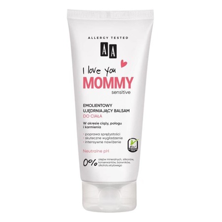 AA I Love You Mommy emolientowy ujędrniający balsam do ciała 200ml