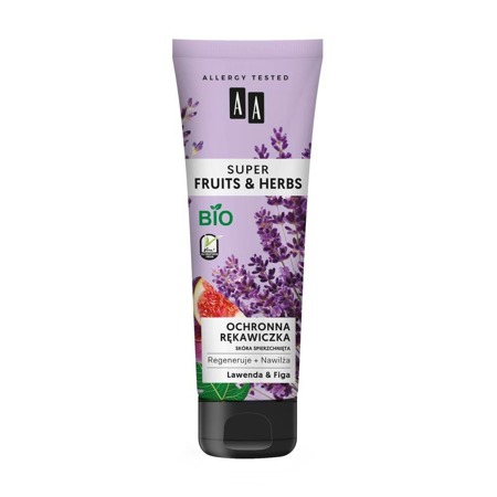 AA Super Fruits & Herbs ochronna rękawiczka Lawenda & Figa 100ml