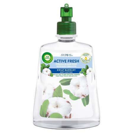 Active Fresh wkład do automatycznego odświeżacza powietrza Kwiat Bawełny 228ml