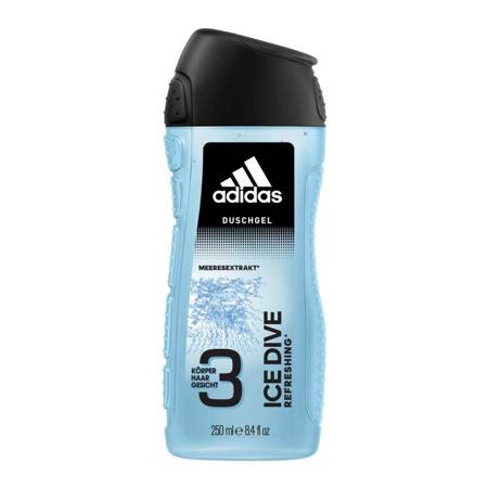 Adidas Ice Dive żel pod prysznic dla mężczyzn 250ml