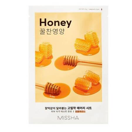 Airy Fit Sheet Mask rozświetlająco-odżywcza maseczka w płachcie z miodem Honey 19ml