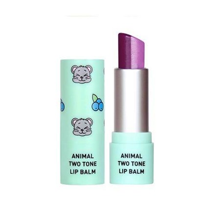 Animal Two-Tone Lip Balm balsam do ust w sztyfcie Blueberry Mouse 3.8g