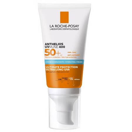 Anthelios Uvmune 400 bezzapachowy krem nawilżający SPF50+ 50ml