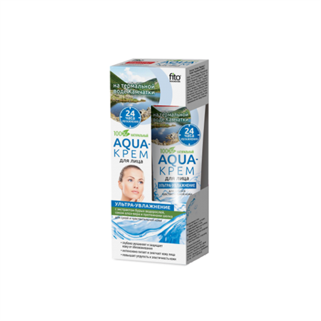 Aqua krem do twarzy ultra nawilżenie cera sucha i wrażliwa Aloes i Proteiny Jedwabiu 45ml