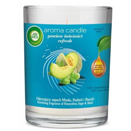 Aroma Candle świeca zapachowa Powiew Świeżości 220g