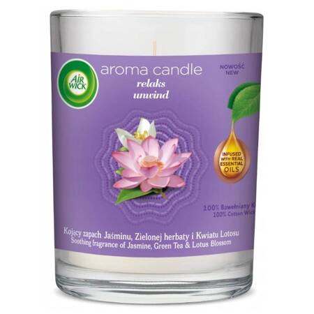 Aroma Candle świeca zapachowa Relaks 220g