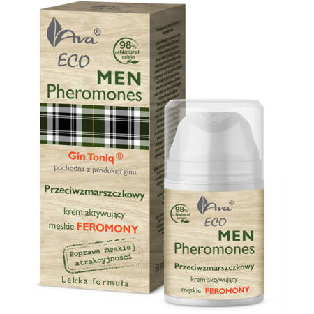 Ava Eco Men Pheromones przeciwzmarszczkowy krem do twarzy 50ml