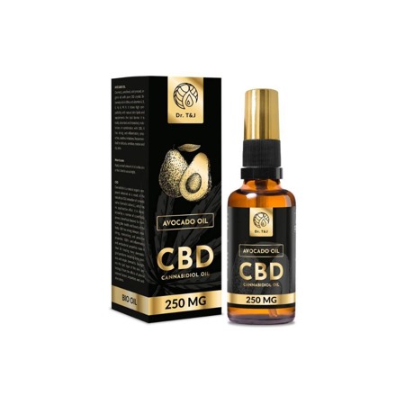 Avocado Oil naturalny olej awokado BIO + CBD 250 MG 50ml