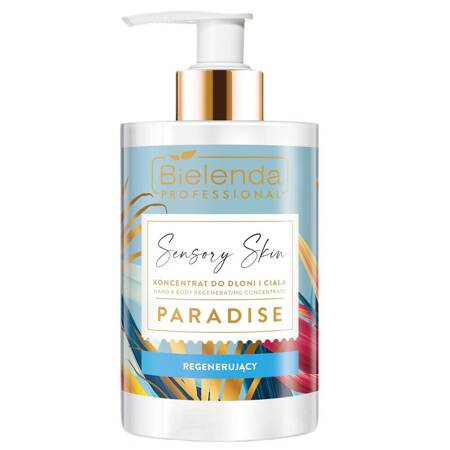 BIELENDA PROFESSIONAL Sensory Skin regenerujący koncentrat do dłoni i ciała Paradise 300ml