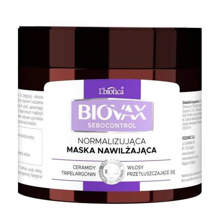 BIOVAX Sebocontrol normalizująca masika seboregulująca 250ml