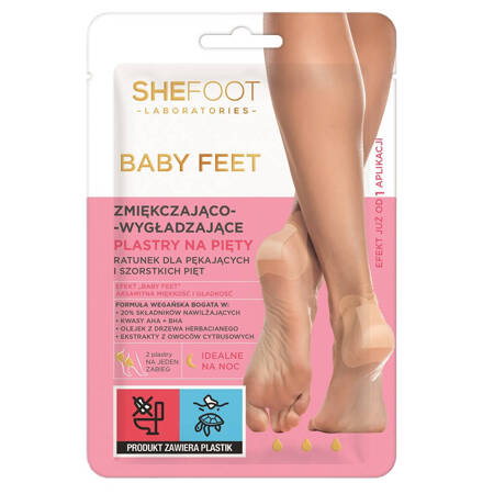 Baby Feet zmiękczająco-wygładzające plastry na pięty 2szt.