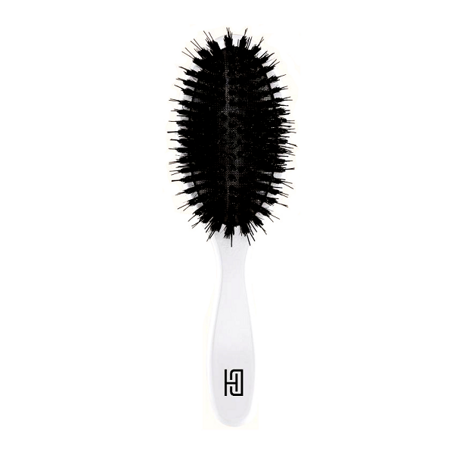 Balmain Extension Brush White biała owalna szczotka do włosów przedłużanych