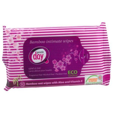 Bamboo Intimate Wipes chusteczki do higieny intymnej eco 10szt