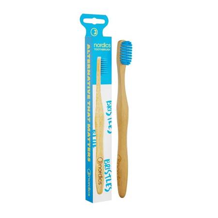 Bamboo Toothbrush bambusowa szczoteczka do zębów Blue