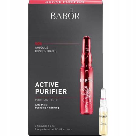 Barbor Active Purifier skoncentrowane serum w ampułkach do cery z niedoskonałościami 7x2ml