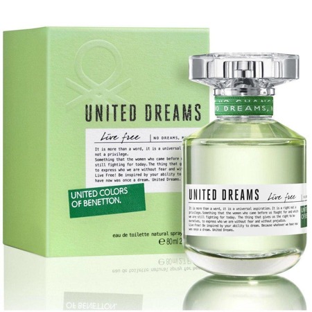 Benetton  United Dreams Live Free For Her  spray 80ml