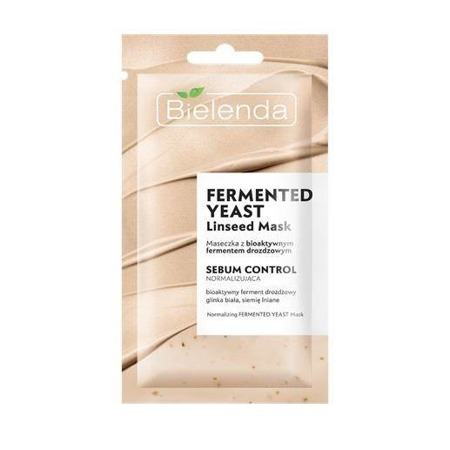 Bielenda Fermented Yeast Linseed Mask normalizująca maseczka  8g