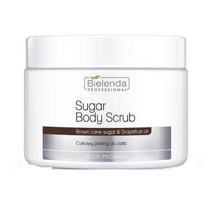 Bielenda Professional Sugar Body Scrub cukrowy peeling do ciała Brown Cane Sugar & Grapefruit Oil 600g