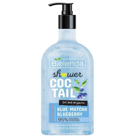 Bielenda Shower Cocktail energetyzujący żel pod prysznic Blue Matcha + Blueberry 400ml