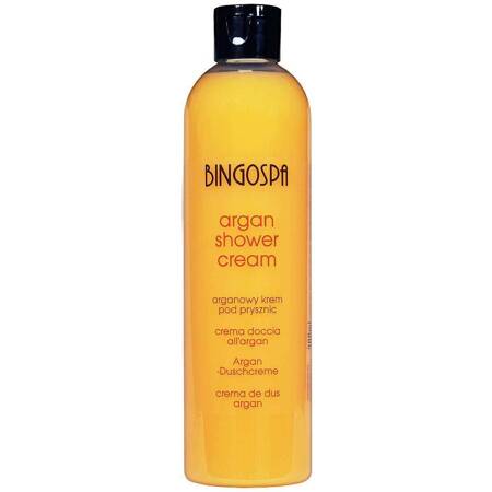 BingoSPA Arganowy krem pod prysznic o zapachu brzoskwini 300ml