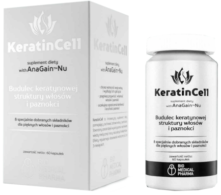 Bio Medical Pharma KeratinCell budulec włosów i paznokci 60 kapsułek