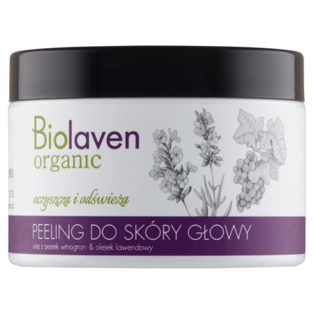 Biolaven Odświeżający peeling do skóry głowy Olej z Pestek Winogron & Olejek Lawendowy 150ml