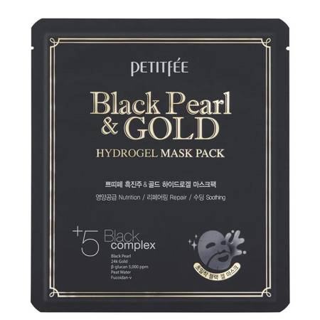 Black Pearl & Gold Hydrogel Mask Pack nawilżająco-odżywcza hydrożelowa maska w płachcie z czarną perłą i złotem 32g