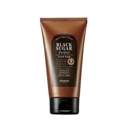 Black Sugar Perfect Scrub Foam delikatnie złuszczająca pianka do twarzy z nierafinowanym cukrem trzcinowym 180g