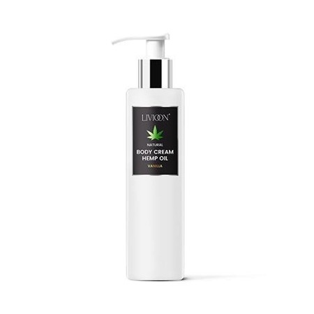 Body Cream Hemp Oil krem do ciała z olejem konopnym i masłem macadamia Vanilla 200ml