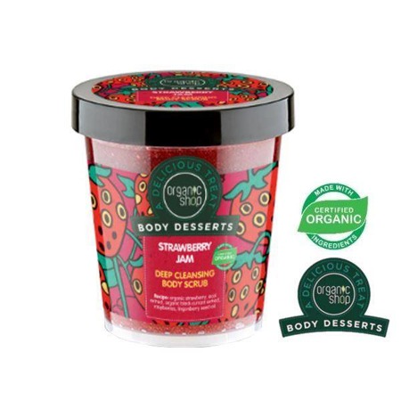 Body Desserts Strawberry Jam Deep Cleansing Body Scrub głęboko oczyszczający peeling do ciała o zapachu dżemu truskawkowego 450ml