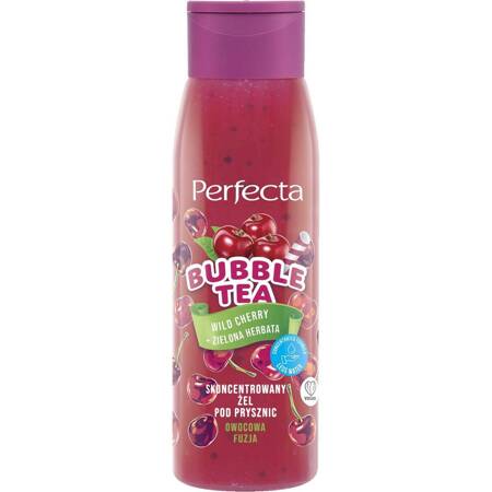 Bubble Tea skoncentrowany żel pod prysznic Wild Cherry + Zielona Herbata 400ml