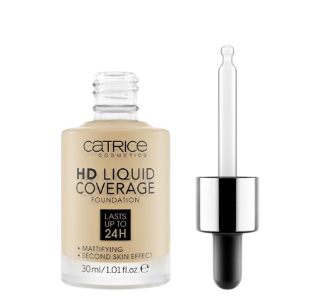 CATRICE HD Liquid Coverage Foundation 24H 036 Hazelnut Beige 30ml