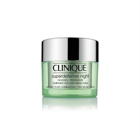 CLINIQUE_Superdefense Night Recovery Moisturizer 3/4 Dry to Dry Combination Oily To Oily regenerujący krem na noc 50ml