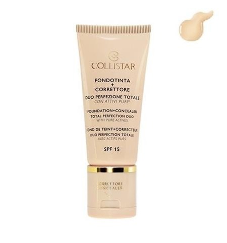 COLLISTAR_Fondation + Concealer SPF15 podkład i korektor do twarzy 00 30ml